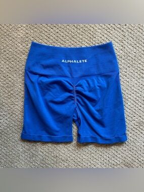 Alphalete Amplify 4.5 Inch Shorts Sapphire Size: Small